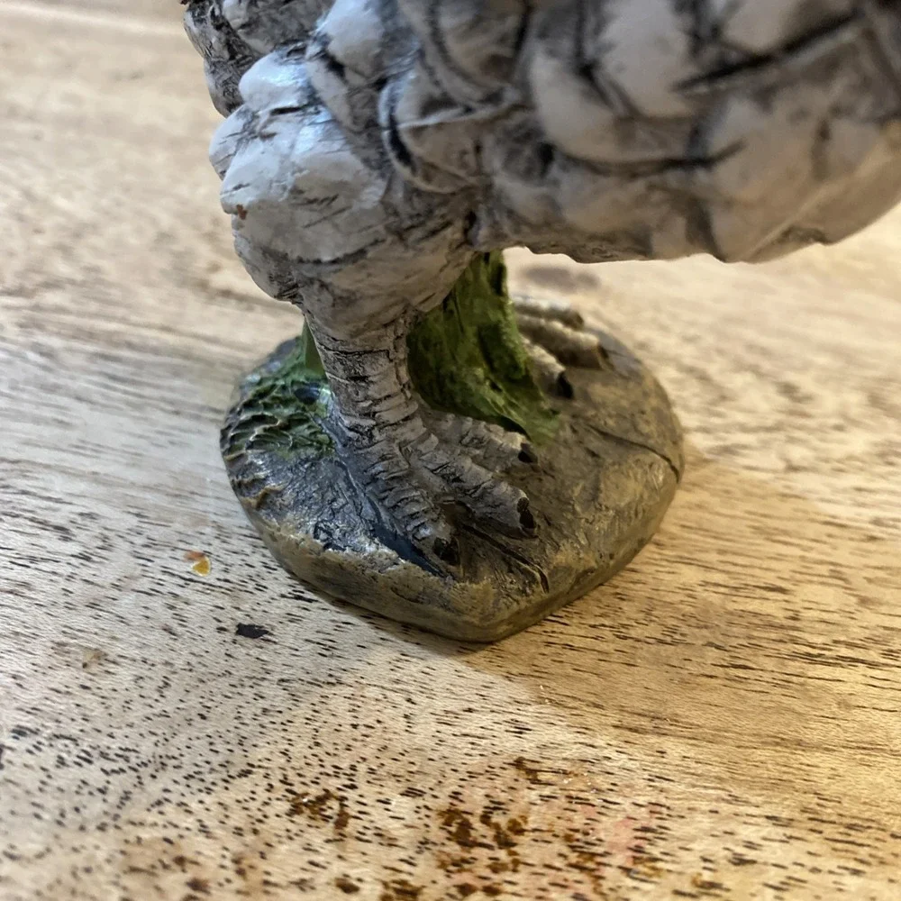 Adorable Shelf Sitter Chicken Decorative Handcrafted, Resin Farmhouse